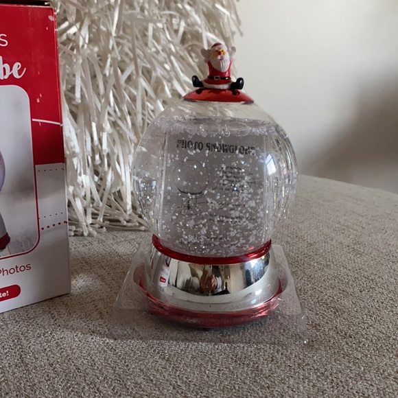 Santa cheer christmas holiday light up snow globe home decor in box - Picture 5 of 17